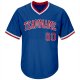 Custom Royal Red-White Authentic Throwback Rib-Knit Baseball Jersey Shirt