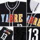 Custom Black White-Gold Authentic Baseball Jersey